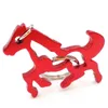 Multifunzione all'aperto Simpatico cavallo Animale Apribottiglie Portachiavi Portachiavi Vino Birra Apriscatole Strumenti EDC Natale Decorazione portatile LX5559