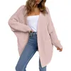 Women's Sweaters Knitted Cardigan Loose Large Sweater Coat Womens Long Button Up Sleeve For Women