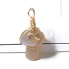 Pendant Necklaces Natural Stone Pendants Mushroom Gold Color Ware Wrap Clear Quartzs For Jewelry Making Diy Women Necklace Earring Party