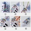 Piezas de zapatos Accesorios Cordones elásticos sin cordones Zapatos planos de colores Cerraduras metálicas deportivas Niños y adultos perezosos Talla única para todos 231121