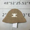 Wool Winter Hat Designer Beanie Warm Bonnet Cloches Head Brimless Bucket Hat