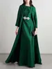 Casual Kleider Lemongor 2023 Weibliche Elegante Party Kleid Robe Frühling Herbst Lange Ärmel A-Line Abend Frauen Saudi-Arabien Dubai