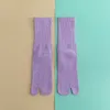 Frauen Socken kämmte Baumwoll-Splitzeh