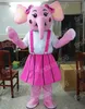 Costume da mascotte elefante adorabile di Halloween Personaggio a tema anime dei cartoni animati Costume da adulto unisex per feste di Natale