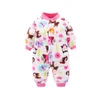 Куртки, комбинезон для детей, весенне-зимняя одежда для малышей, куртка для новорожденных, пальто для девочек и мальчиков, мягкая фланелевая одежда для сна, комбинезон 231121