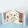 Jewelry Pouches Creative Organizer Earrings Rack Ring Storage Box With Mirror Travel Portable Three Layers Necklace Display Stand