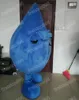 Costume de mascotte de goutte d'eau bleue d'Halloween, personnage de thème animé, unisexe, taille adulte, fête de Noël, publicité extérieure, tenue