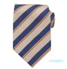 Bow Ties Polyester Bastic randig för män Kvinnor Bruna slipsar Handgjorda Casual Neck Tie College Formell Uniform Shirt Cravat