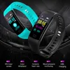 MNWT Bracciale sportivo Smart Watch Donna Uomo Attività fitness Monitoraggio della frequenza cardiaca Braccialetto della pressione sanguigna per Android iOS