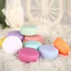 10 g 034 Unzen Leere nachfüllbare Macaron-Reise-Kosmetik-Probenbehälter aus Kunststoff mit Schraubverschluss Glastopf Make-up Gesichtscreme Lippenbalsam Augensha Ehdj