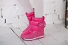 Buty gumowe buty dla dziewcząt dla dziewcząt w połowie kalanki szalone buty śniegowe wodoodporne dziewczęta but sportowy butów futra podszewki dla dzieci but 231121