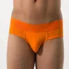 Mutande Slip traspiranti in cotone maschile Comode mutandine convesse con elastico a vita bassa Lingerie per esercizi di sollevamento dell'anca