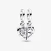 925 Sterling Silver Stud örhängen älskar hänge mamma halsband för kvinnor mors dag gåva diy fit pandora charms armband designer smycken