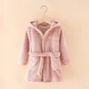 Pajamas Winter Children Bath Robes Cartoon Boy Girl Flannel Sleepwear Kids Clothing Baby Warm Bathrobe Casual Homewear 231121