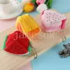 Porte-monnaie en peluche Portable pour enfants, petit porte-monnaie en forme de fruits, portefeuille à fermeture éclair, cadeau d'anniversaire pour enfants df104