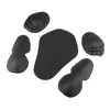 Moto Armure 5 Pcs Amovible Épaule Coudières Dos Gardes Sécurité Équipement De Protection Ensemble Fit Pour Le Cyclisme De Patinage Noir