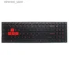 Claviers Clavier rétro-éclairé pour ordinateur portable américain pour ASUS GL502 GL502V GL502VT GL502VS GL502VM GL502VY US rétro-éclairé disposition anglaise Standard Q231121