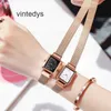 Designer Quartz Watches Quartz Watch Women's Exquisite Student Thin Strap Fashion Waterproof Square High Grade