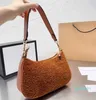 caches tote bag plush luxurys handbag women designer totes Vintage Furry Underarm Shoulder Bags Fashion Purse Handbags