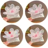 Hair Accessories Adorable Cartoon Trendy Crown Gauze Headwear Flower Girl Clip Korean Style Hairpin Barrettes Accessory