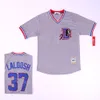 Baseball Moive 37 Nuke LaLoosh Jersey 1988 Bull Durham 8 Crash Davis Pullover White Grey Team Color Cooperstown Cool Base College Retro Sport Stitched Breathable