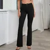 Damen Jeans Micro Elastic High Waist Skinny Schwarz Weiß Fashion All Match Flare Hose Koreanische Y2K Chic Denim Hose