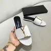 2023 Top Quality Luxes Designer Men's Femme's Sandispers Sandals Chaussures Slite Summer Fashion Wide Flip Flip Flip avec Box Taille 35-42