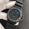 Orologi di lusso per uomo Orologio meccanico Carbotech 47mm Carbonio forgiato quadrante nero Movimento Orologio da uomo Montre Orologi Relojes di alta qualità