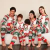 Famille correspondant tenues pyjamas père fils vêtements ensembles noël maman fille 231121
