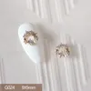 Decoraciones de arte de uñas 10pcslot G024 Aleación 3D Corona de Navidad Zircon Metal Manicura Accesorios de uñas Suministros de bricolaje Encantos 231120
