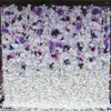 Fiori decorativi Luxury 3D White Flower Wall Event Wedding Backdrop Deco Rose Cloth Curtain Artificial Floral Party Props Window Display