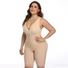 Shapers feminino Shapewear Mulheres de corpo inteiro modelador de uma peça de barriga de emagrecimento PLUS PLUS TAMANHO HIP CJ048