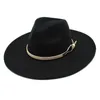 Big Felt Designer Hat For Women Large Fedora Hat Men Fedoras Bulk Woman Man Panama Jazz Cap Wide Brim Fashion Hats Female Male Caps 2024 Autumn Winter Wholesale 128