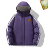 New famous designer men's and women's down jackets, winter hooded jackets, fashionable and warm