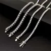 Vente de 2 mm 3 mm 4 mm 5 mm Collier de bracelet VVS Bijoux Moisanite 925 Chaîne de tennis en argent