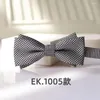 Bow Ties Korean Mäns Soild Color Groom Man Bröllopsdräkt Skjorta Tie Dress Accessories Trend Double-Layers