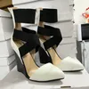 Olomm New Arrival Handmade Women Sandals Sexy Wedges Heels Pointed Toe Elegant Black Night Club Shoes Size 4-13