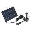 Décorations de jardin pompe à énergie solaire de haute qualité sans brosse DC fontaine à énergie solaire piscine plantes aquatiques Kit d'arrosage étang