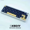 Tangentbord KBDIY 124 Keys GMK Stargaze Clone PBT Korean Keycaps Cherry MX Profile Yellow KeyCap för Mechanical Keyboard Custom Key Caps Set Q231121