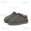 ブーツaobreugg baotou tuo 2023 New Kids Tasman Ethical Style Layla Snow BootsフラットボトムソールナチュラルファーレザーウールT231121