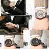 Wristwatches KINYUED Skeleton Automatic Watch Men Waterproof Flying Tourbillon Mechanical Watches Mens Self Winding Horloges Mannen Dropship