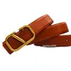 Belts 2023 Belts for Jeans Luxury Designer Women Naald Buckle Letters Plaid Print Golden Belt Party Man Designer Belt Women Cintura Taillebands