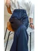 Kvinnor Pants Capris Summer Silk Satin Women's Pants High midja Casual Black Korean Fashion Wide Leg Suit Pants For Women Byxor Overdimensionerade 230421