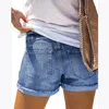 Jean femme printemps été Vintage décontracté mode Denim pantalon Sexy broderie bouton poches Shorts vêtements féminins