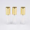 12ML Rose Gold Empty Lip Gloss Tube,DIY Plastic Elegant Liquid Lipstick Container,Round mini lipgloss sample bottle Xibme
