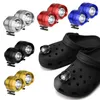 Party Favor koplampen voor Croc Lights Charms Accessoires Decoraties Schoen Charms Pin voor Croc Fit Croc Charms Jeans Groothandel