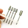 Nail Art Equipment HYTOOS 10pcs/pack Big Size Diamond Cuticle Clean Burr Russian Nail Drill Bits Pedicure Manicure Drills Accessories Nails Tools 230421