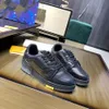 Designer Fashion Trainer sneaker intage Casual schoenen Virgils alligator-reliëf zwart Grijs Bruin Wit Groen kalfsleer Franse Ablohs Herenschoen nhyt2002