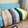 Dekens 14 kleuren gebreide geruite deken met kwastje superzachte Bohemen gooi deken voor slaapbank hoes sprei decor dekens 231120