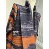 Trenchs de femmes Miyake plissé rétro imprimé col pliable veste à manches longues pour l'automne hiver 2023 style arabe surdimensionné 231121